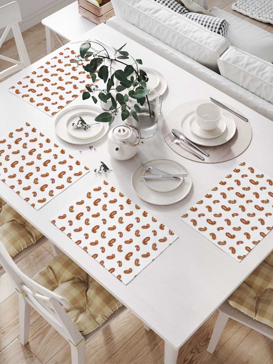 Сервировочные селфетки JoyArty "Лепестки танцуют" (32х46 см, 4 шт.), Фиолетовый 
Сервировочные селфетки JoyArty "Лепестки танцуют" (32х46 см, 4 шт.), Фиолетовый