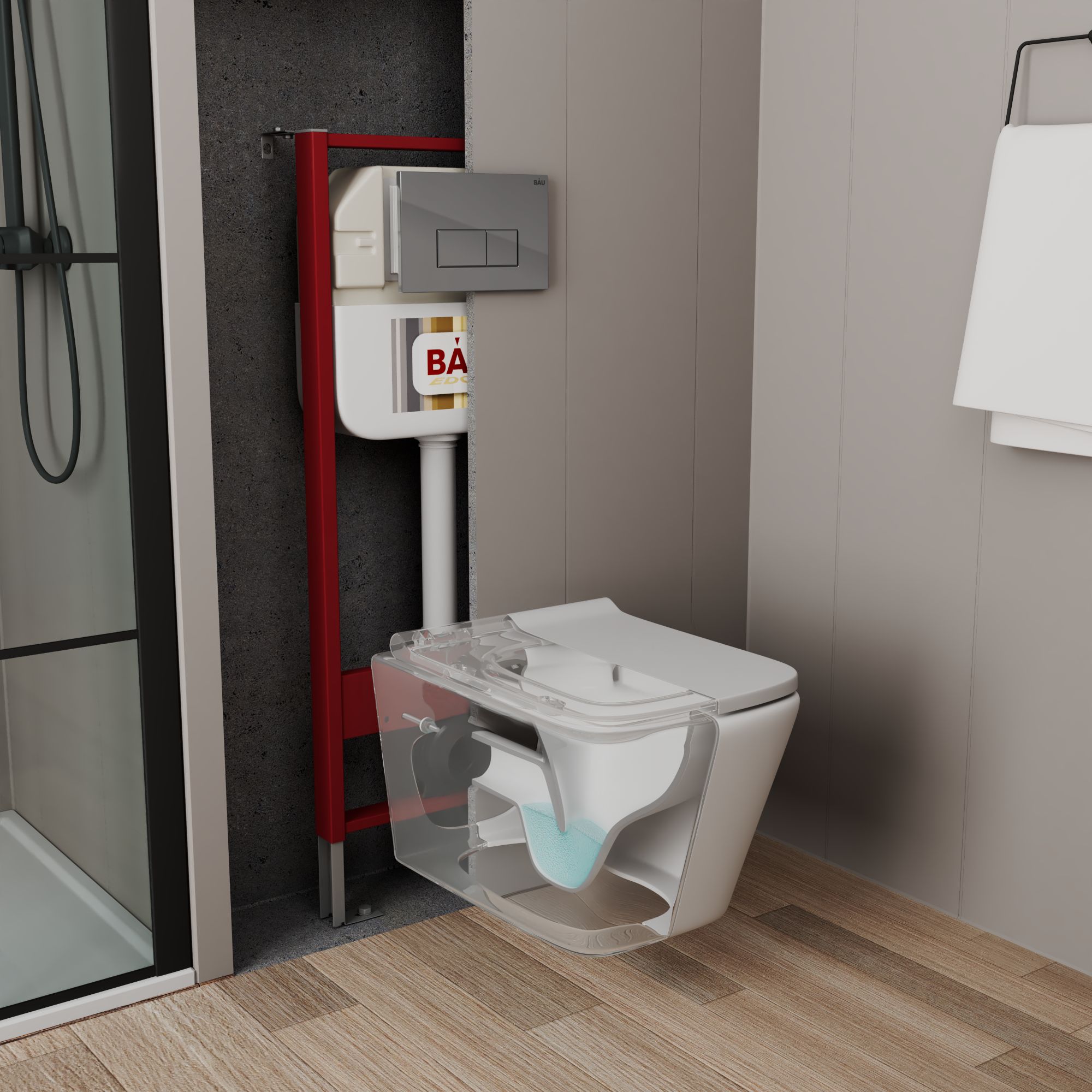 Рамная инсталляция BAU NEO 45 для унитаза, кнопка BAU Hotel, хром, NEO45700-Q00007, NEO
Рамная инсталляция BAU NEO 45 для унитаза, кнопка BAU Hotel, хром, NEO45700-Q00007, NEO