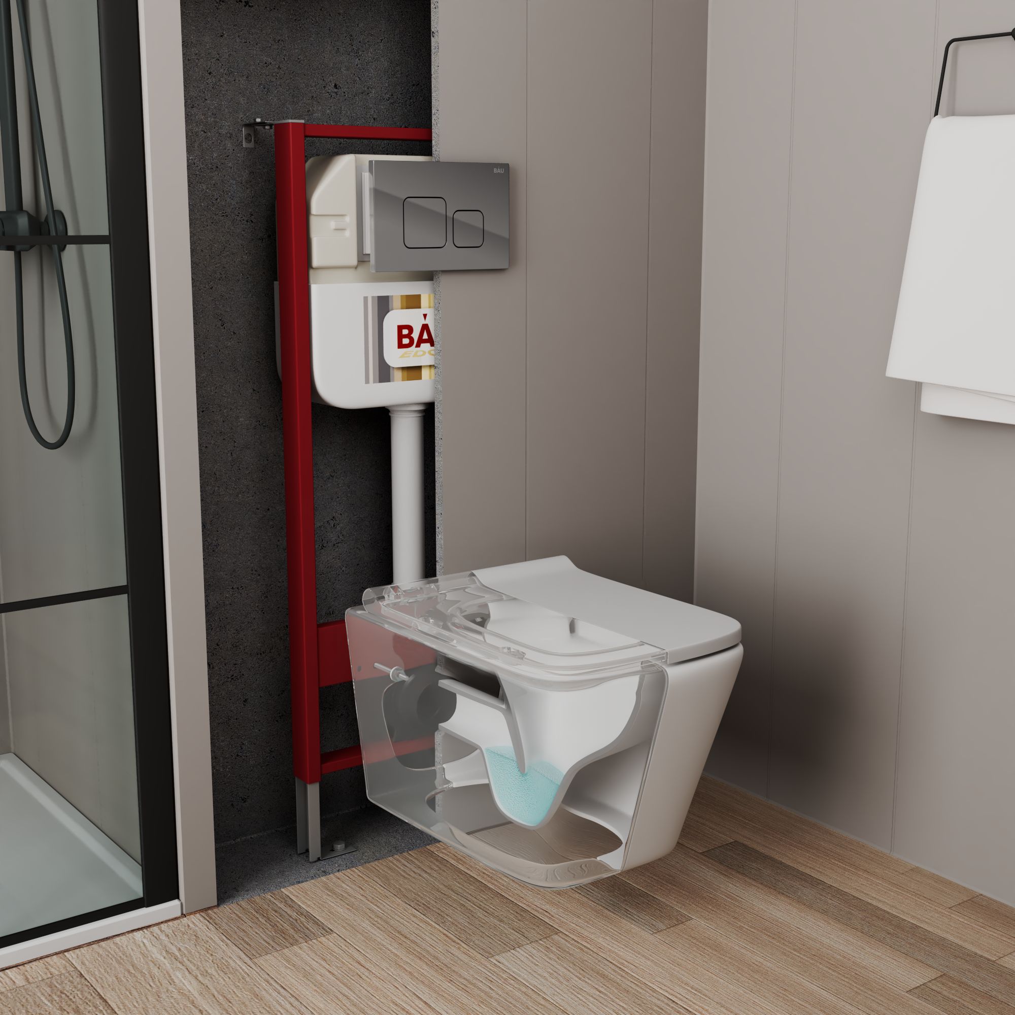 Рамная инсталляция BAU NEO 45 для унитаза, кнопка BAU Soul, хром, NEO45700-Q00016, NEO
Рамная инсталляция BAU NEO 45 для унитаза, кнопка BAU Soul, хром, NEO45700-Q00016, NEO