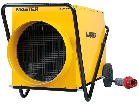 Электрическая тепловая пушка с подсоединением гибкого шланга Master B 30 EPR, B 30 EPR
Электрическая тепловая пушка с подсоединением гибкого шланга Master B 30 EPR, B 30 EPR