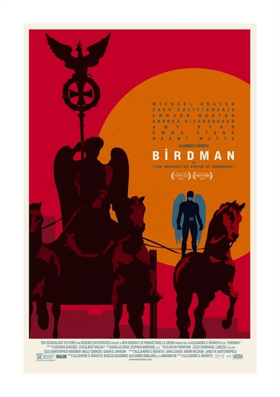 Постер к фильму "Бёрдмэн" (Birdman) A3
Постер к фильму "Бёрдмэн" (Birdman) A3