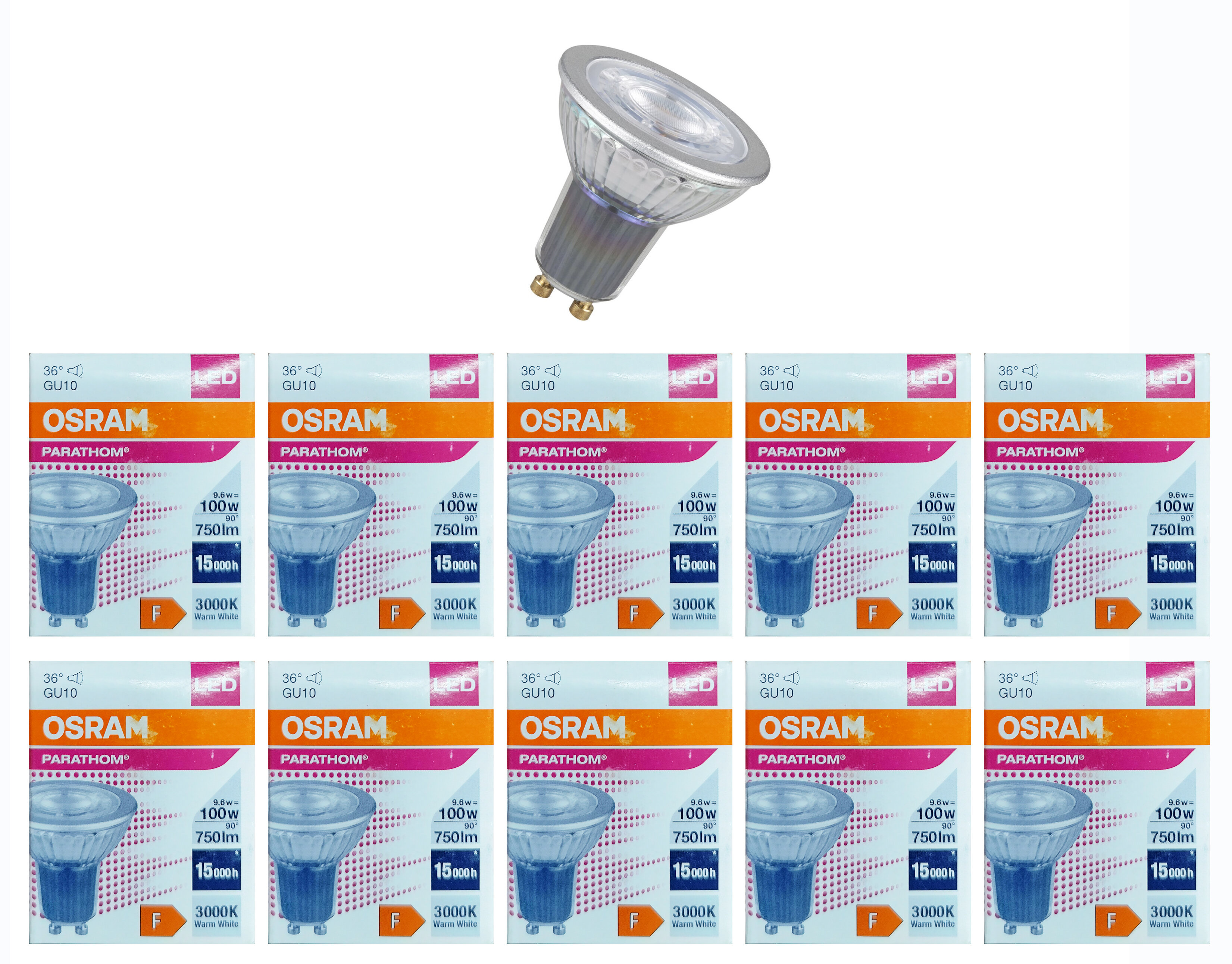 Лампочка светодиодная Osram Софит PAR16 GU10 9,6Вт 220В 750Лм 3000К Теплый белый 10шт, Софит PAR16 GU10 9,6Вт 220В 750Лм 3000К
Лампочка светодиодная Osram Софит PAR16 GU10 9,6Вт 220В 750Лм 3000К Теплый белый 10шт, Софит PAR16 GU10 9,6Вт 220В 750Лм 3000К