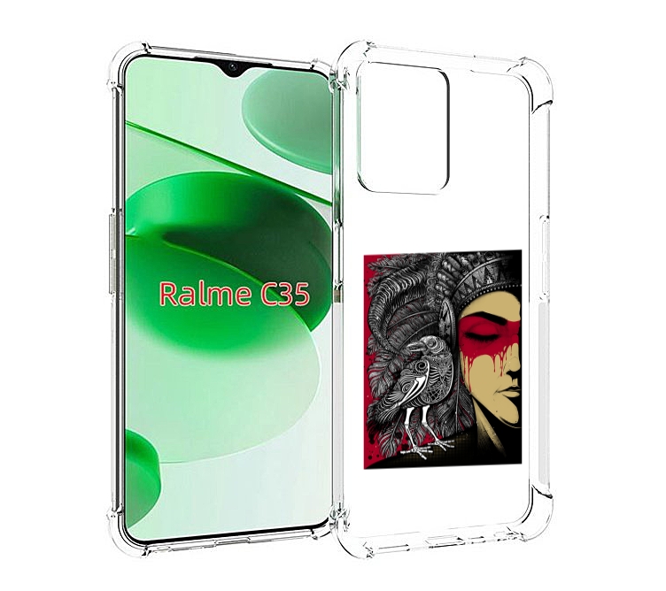 Чехол MyPads девушка с вороном в абстракции для Realme C35 / Narzo 50A Prime, Прозрачный, Tocco
Чехол MyPads девушка с вороном в абстракции для Realme C35 / Narzo 50A Prime, Прозрачный, Tocco