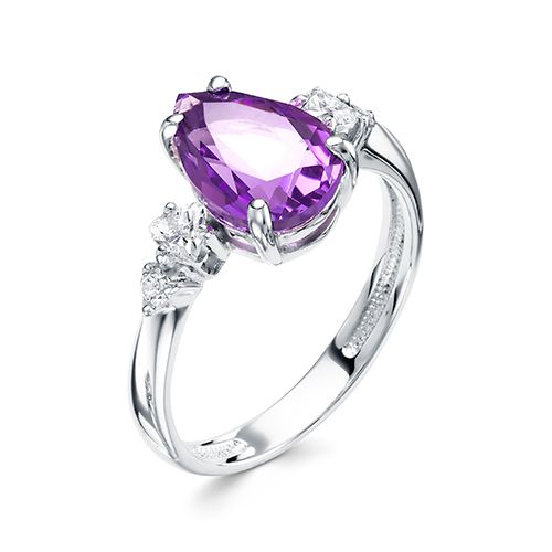 Кольцо из серебра с аметистом и фианитом р. 16.5 АЛЬКОР 01-1528/00АМ-00, 01-1528/00АМ-00
Кольцо из серебра с аметистом и фианитом р. 16.5 АЛЬКОР 01-1528/00АМ-00, 01-1528/00АМ-00