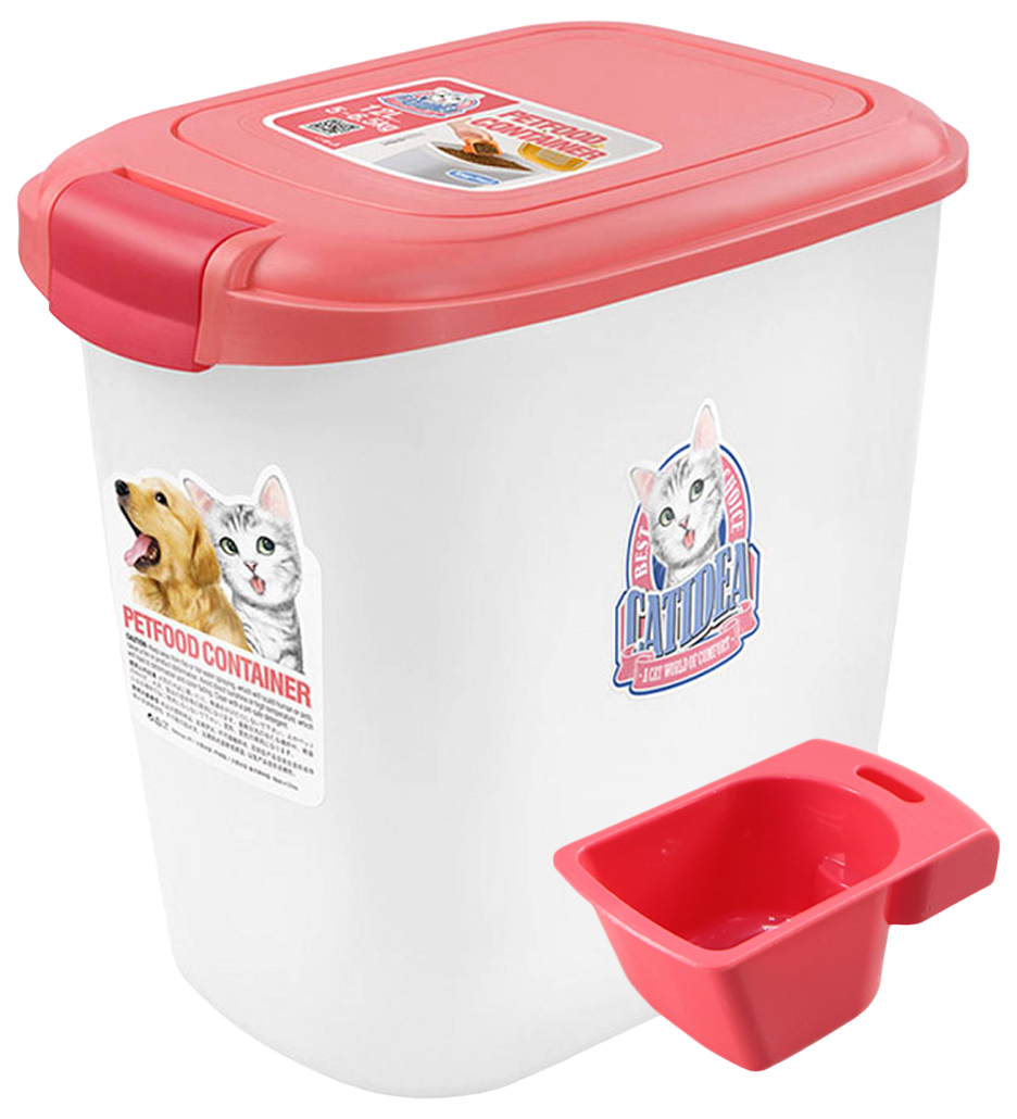 Контейнер Catidea для сухого корма на 12 л (5 - 6,5 кг), совок, розовый, CF101-5-Pink
Контейнер Catidea для сухого корма на 12 л (5 - 6,5 кг), совок, розовый, CF101-5-Pink