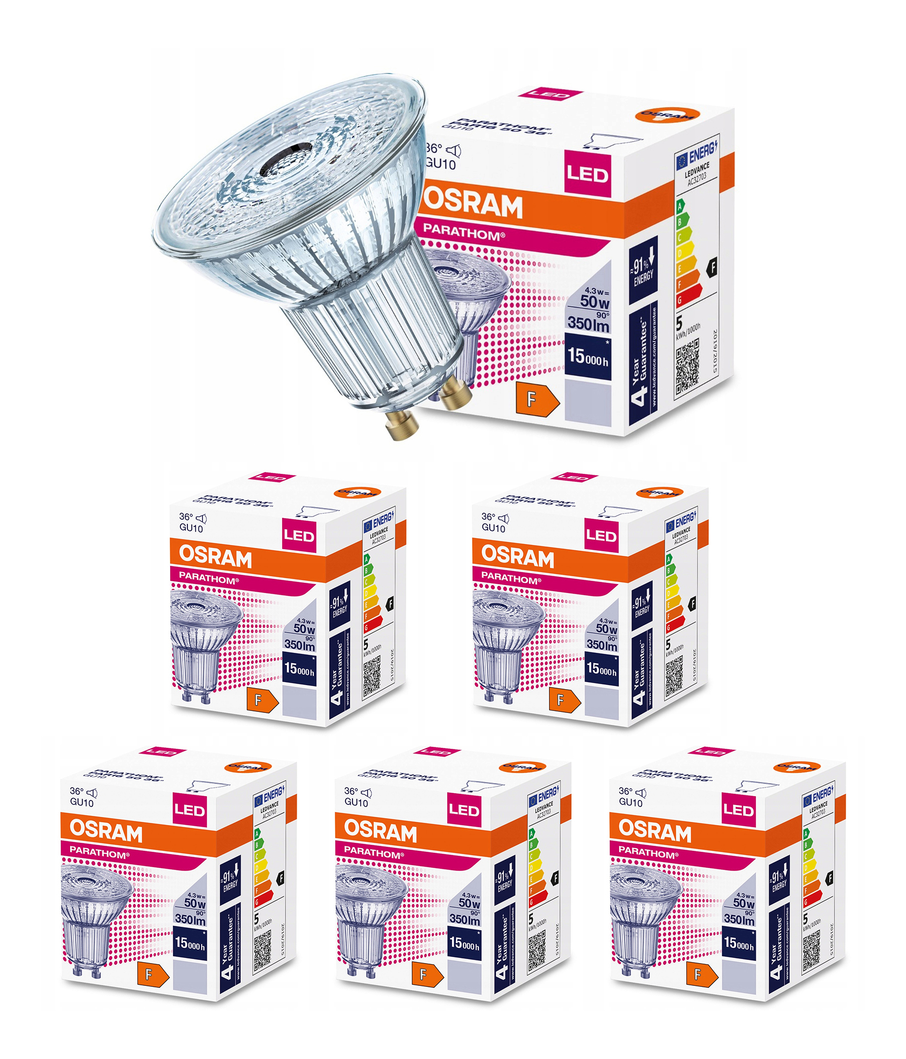 Лампочка светодиодная OSRAM Софит PAR16 GU10 4,3Вт 220В 350Лм 3000К Теплый белый 5шт, Софит PAR16 GU10 4,3Вт 220В 350Лм 3000К
Лампочка светодиодная OSRAM Софит PAR16 GU10 4,3Вт 220В 350Лм 3000К Теплый белый 5шт, Софит PAR16 GU10 4,3Вт 220В 350Лм 3000К