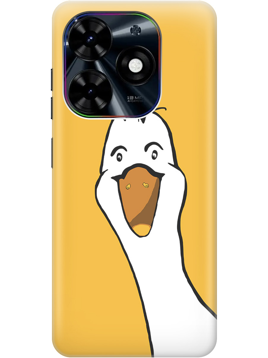 Силиконовый чехол на Infinix Hot 40i с рисунком "Забавный гусь", Белый;желтый, 20011892
Силиконовый чехол на Infinix Hot 40i с рисунком "Забавный гусь", Белый;желтый, 20011892