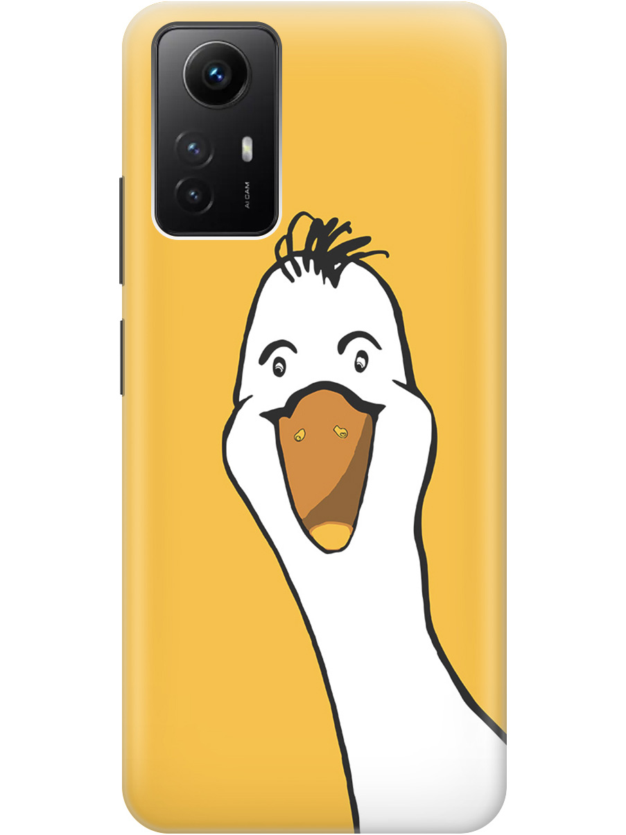 Силиконовый чехол на Xiaomi Redmi Note 12s с рисунком "Забавный гусь", Белый;желтый, 20001468
Силиконовый чехол на Xiaomi Redmi Note 12s с рисунком "Забавный гусь", Белый;желтый, 20001468
