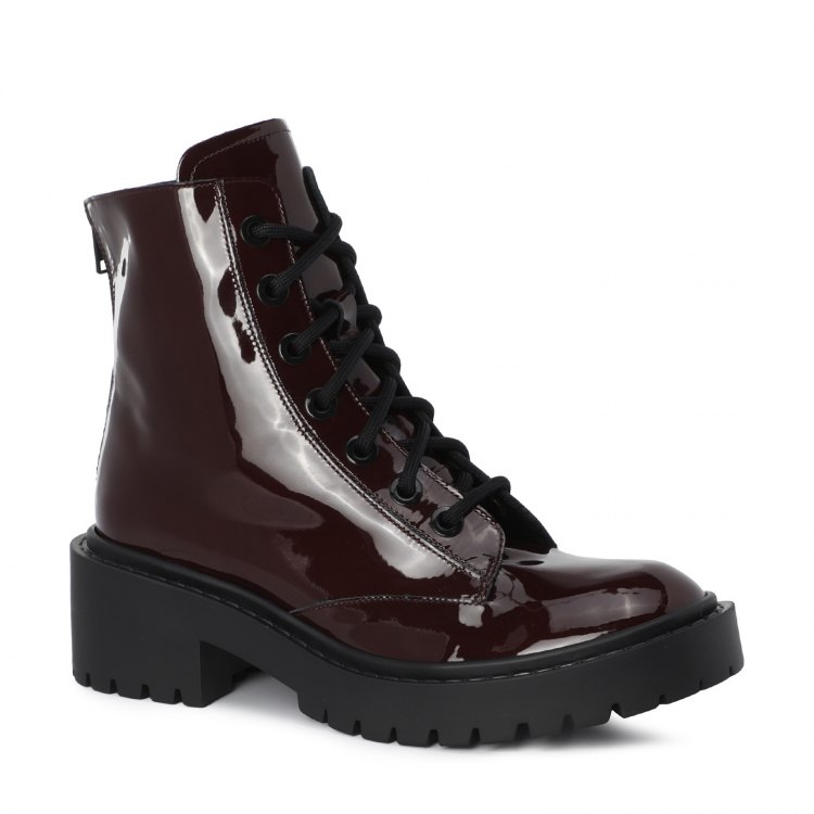 фото Женские ботинки kenzo pike lace-up boot bt340 цв. бордовый 36 eu