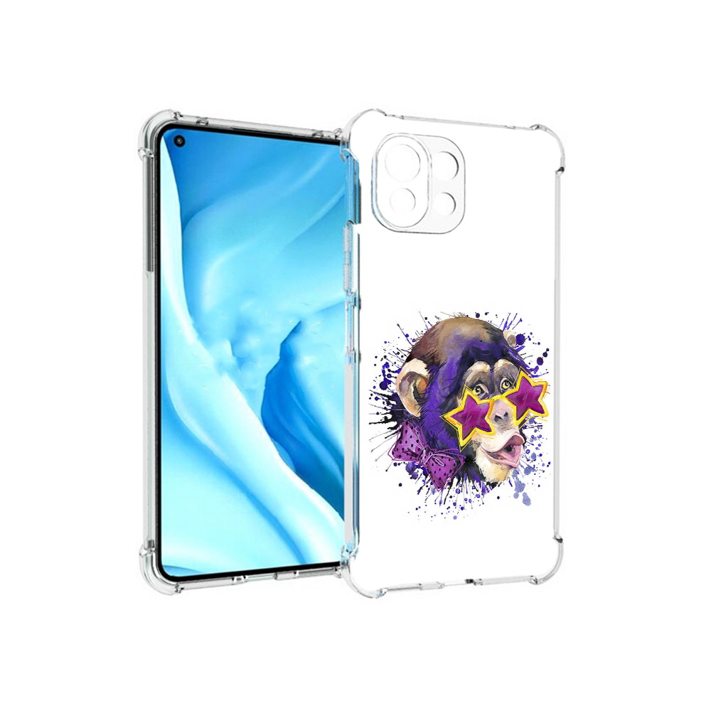 Чехол MyPads Tocco для Xiaomi Mi 11 Lite обезьяна в очках (PT159462.256.524), Прозрачный, Tocco
Чехол MyPads Tocco для Xiaomi Mi 11 Lite обезьяна в очках (PT159462.256.524), Прозрачный, Tocco
