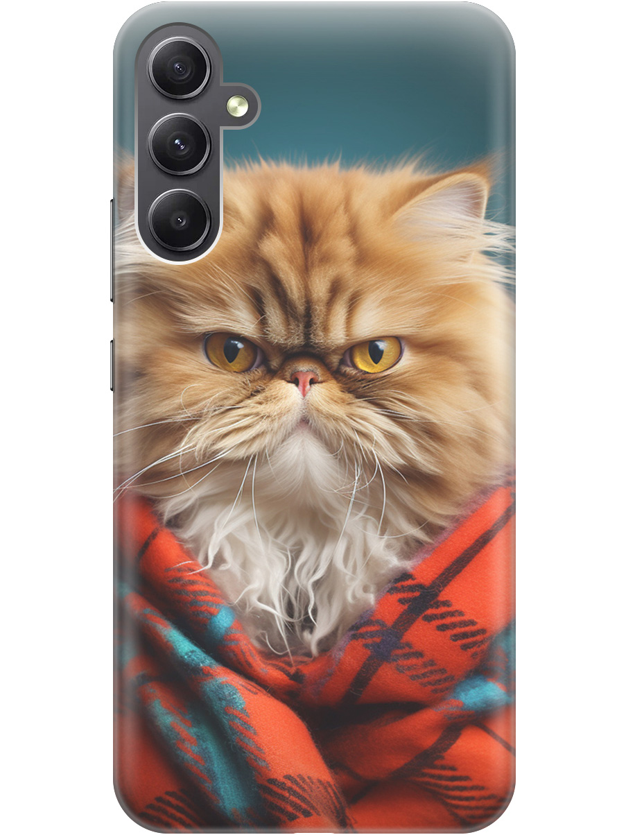 Силиконовый чехол на Samsung Galaxy A34 5G с рисунком "Недовольный котик", Красный;синий, 20001404
Силиконовый чехол на Samsung Galaxy A34 5G с рисунком "Недовольный котик", Красный;синий, 20001404