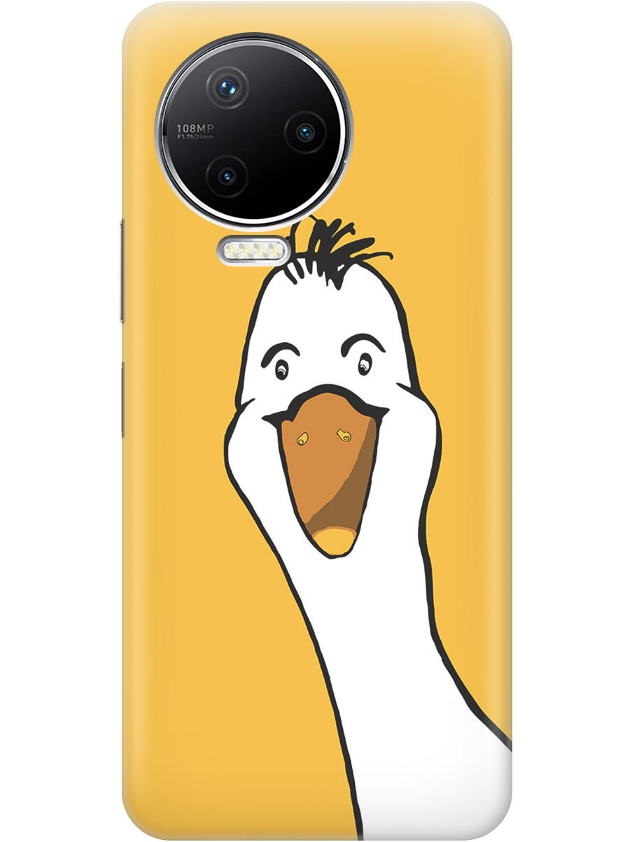 Силиконовый чехол на Infinix Note 12 Pro с рисунком "Забавный гусь", Белый;желтый, 20000168
Силиконовый чехол на Infinix Note 12 Pro с рисунком "Забавный гусь", Белый;желтый, 20000168