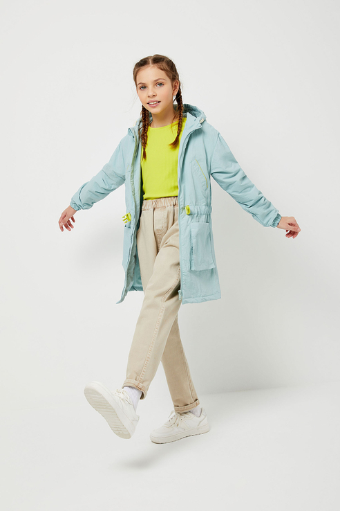 Утепленная куртка с большими карманами Sela 1803051128 Голубой 128, 1803051128 
Утепленная куртка с большими карманами Sela 1803051128 Голубой 128, 1803051128