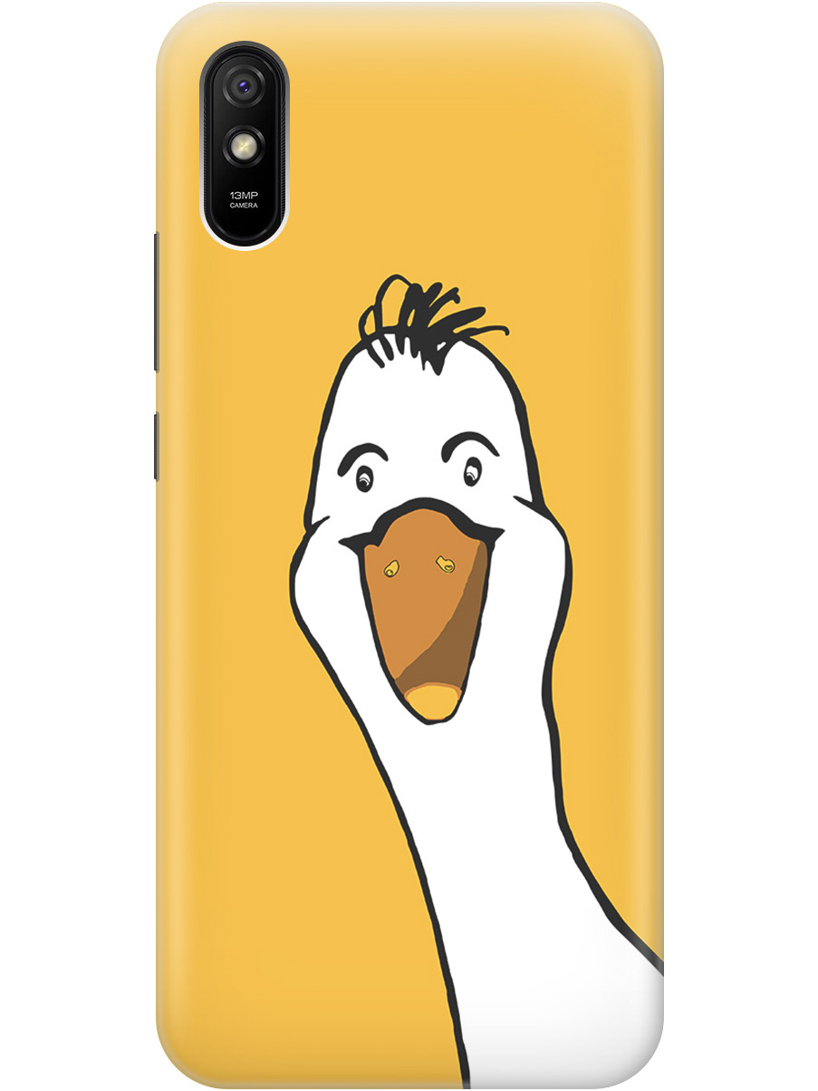 Силиконовый чехол на Xiaomi Redmi 9A с рисунком "Забавный гусь", Белый;желтый, 20001194
Силиконовый чехол на Xiaomi Redmi 9A с рисунком "Забавный гусь", Белый;желтый, 20001194