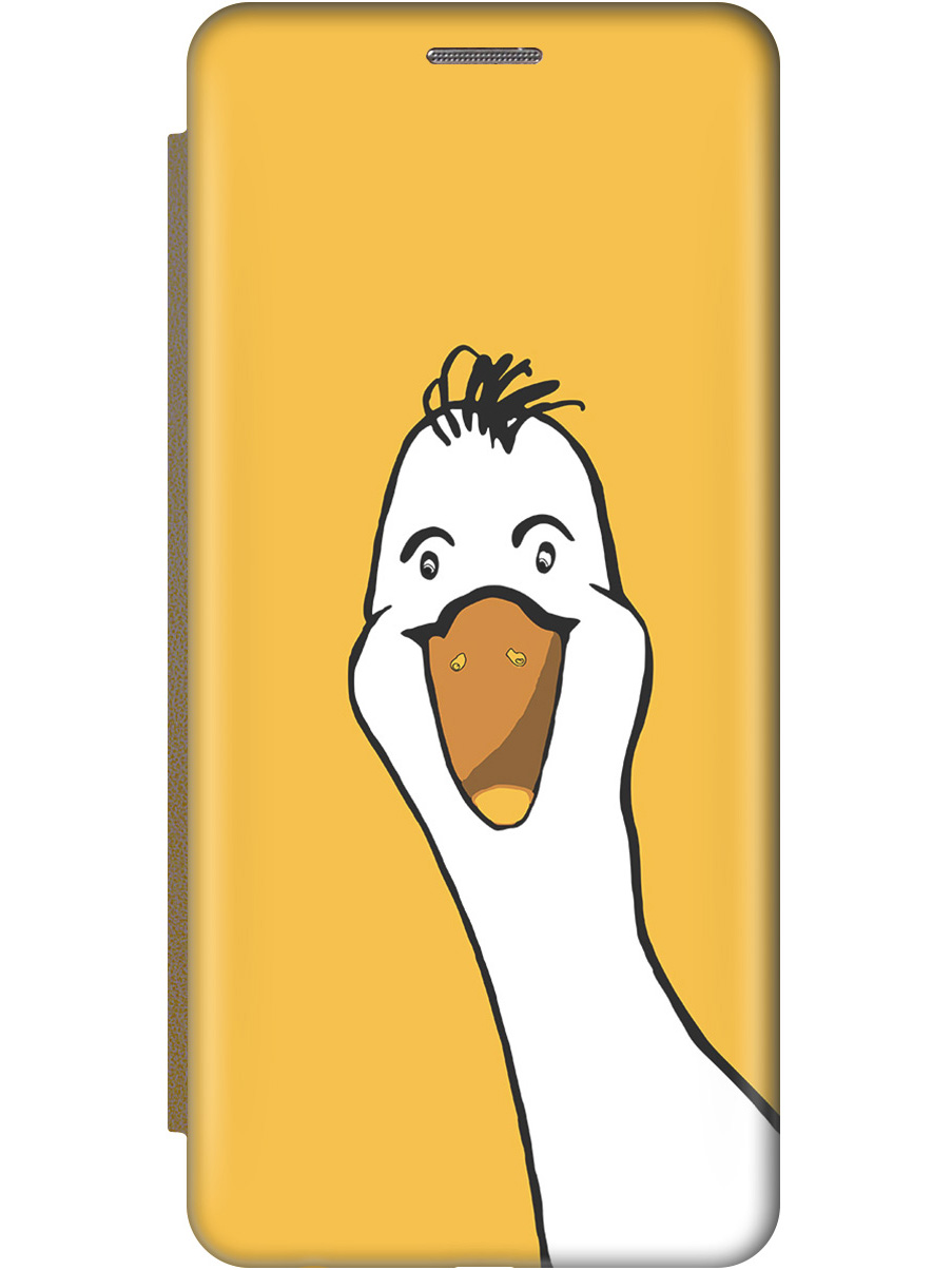 Чехол-книжка на Xiaomi Redmi 9A с рисунком "Забавный гусь" золотой, Белый;желтый, 20001196
Чехол-книжка на Xiaomi Redmi 9A с рисунком "Забавный гусь" золотой, Белый;желтый, 20001196