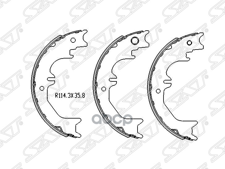Колодки Ручного Тормоза Toyota Land Cruiser 98-07 (Комплект 4шт) Sat арт. ST-46550-60060
Колодки Ручного Тормоза Toyota Land Cruiser 98-07 (Комплект 4шт) Sat арт. ST-46550-60060