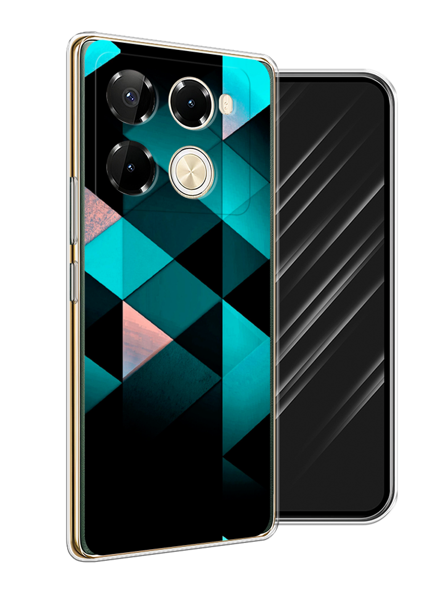 Чехол Awog на Infinix Note 40 Pro 5G/Note 40 Pro Plus "Геометрия 16", Бирюзовый;черный, 3106050-1
Чехол Awog на Infinix Note 40 Pro 5G/Note 40 Pro Plus "Геометрия 16", Бирюзовый;черный, 3106050-1