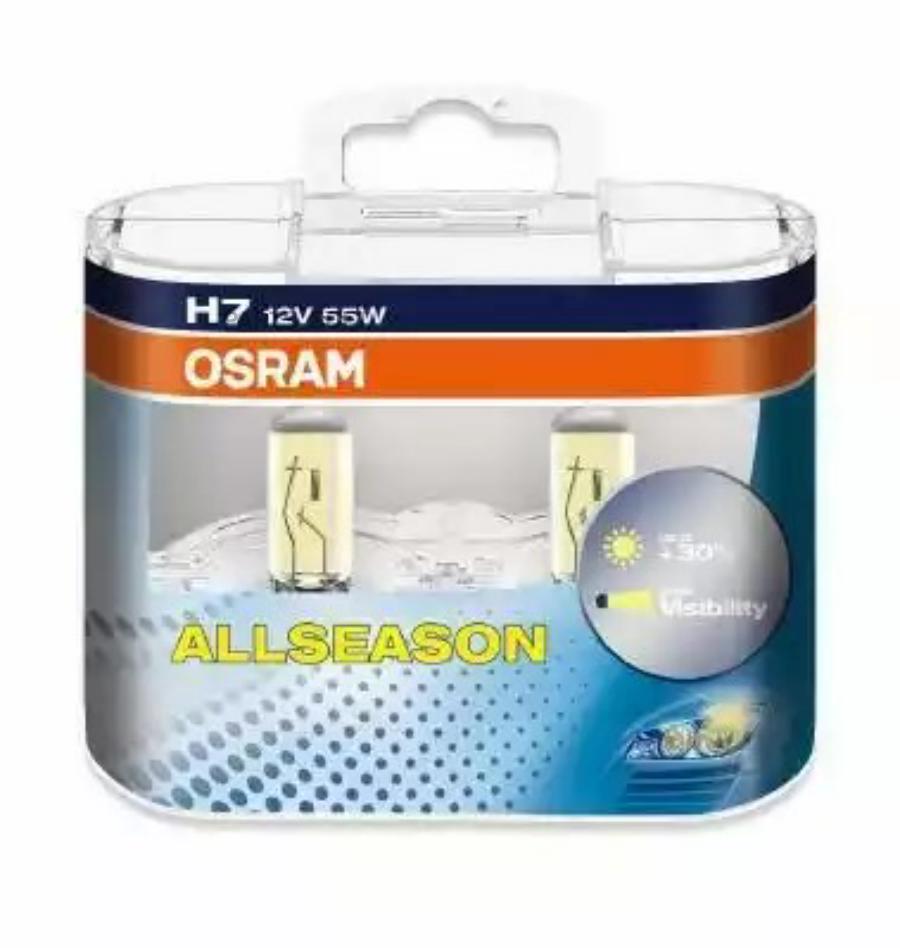 Osram Лампа Автомобильная H7 12v 55w All Season 2шт. 64210all- Hcb Osram арт. 64210ALLHCB
Osram Лампа Автомобильная H7 12v 55w All Season 2шт. 64210all- Hcb Osram арт. 64210ALLHCB