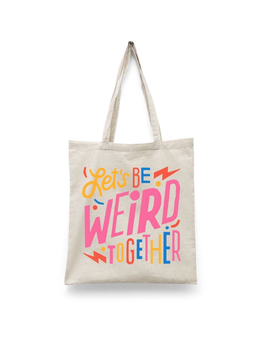 Шоппер унисекс Каждому Своё Let's be weird together/Будем чудить вместе FRRN12, белый, Let's be weird together/Будем чудить вместе FRRN12
Шоппер унисекс Каждому Своё Let's be weird together/Будем чудить вместе FRRN12, белый, Let's be weird together/Будем чудить вместе FRRN12