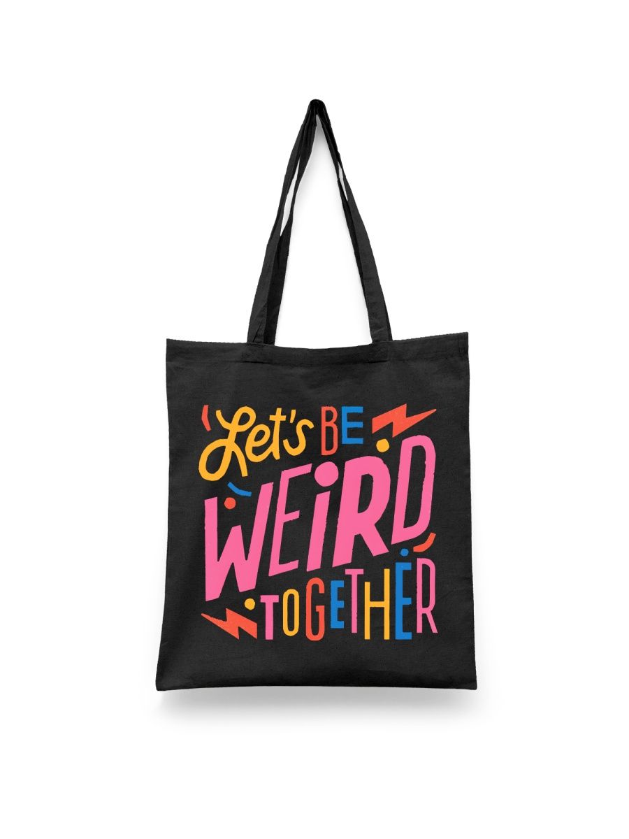 Шоппер унисекс Каждому Своё Let's be weird together/Будем чудить вместе FRRN12, черный, Let's be weird together/Будем чудить вместе FRRN12
Шоппер унисекс Каждому Своё Let's be weird together/Будем чудить вместе FRRN12, черный, Let's be weird together/Будем чудить вместе FRRN12
