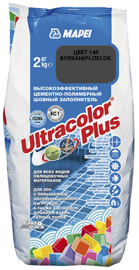 MAPEI Ultracolor Plus цементно-полимерный шовный заполнитель №149 вулканический пепел, Серый
MAPEI Ultracolor Plus цементно-полимерный шовный заполнитель №149 вулканический пепел, Серый