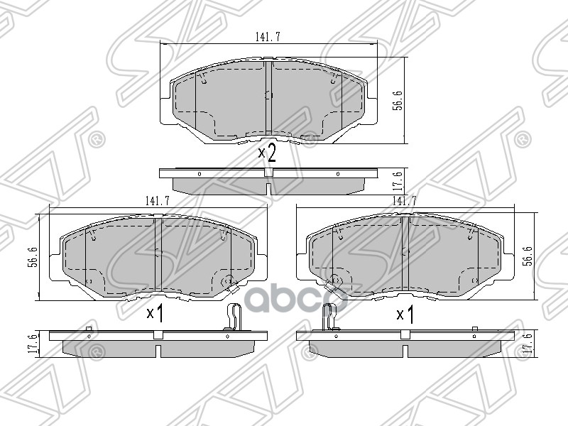 Колодки Тормозные Перед Honda Cr-V Rd5/Accord Cl 2/4 Vti Sat арт. ST-45022-SDC-A10
Колодки Тормозные Перед Honda Cr-V Rd5/Accord Cl 2/4 Vti Sat арт. ST-45022-SDC-A10