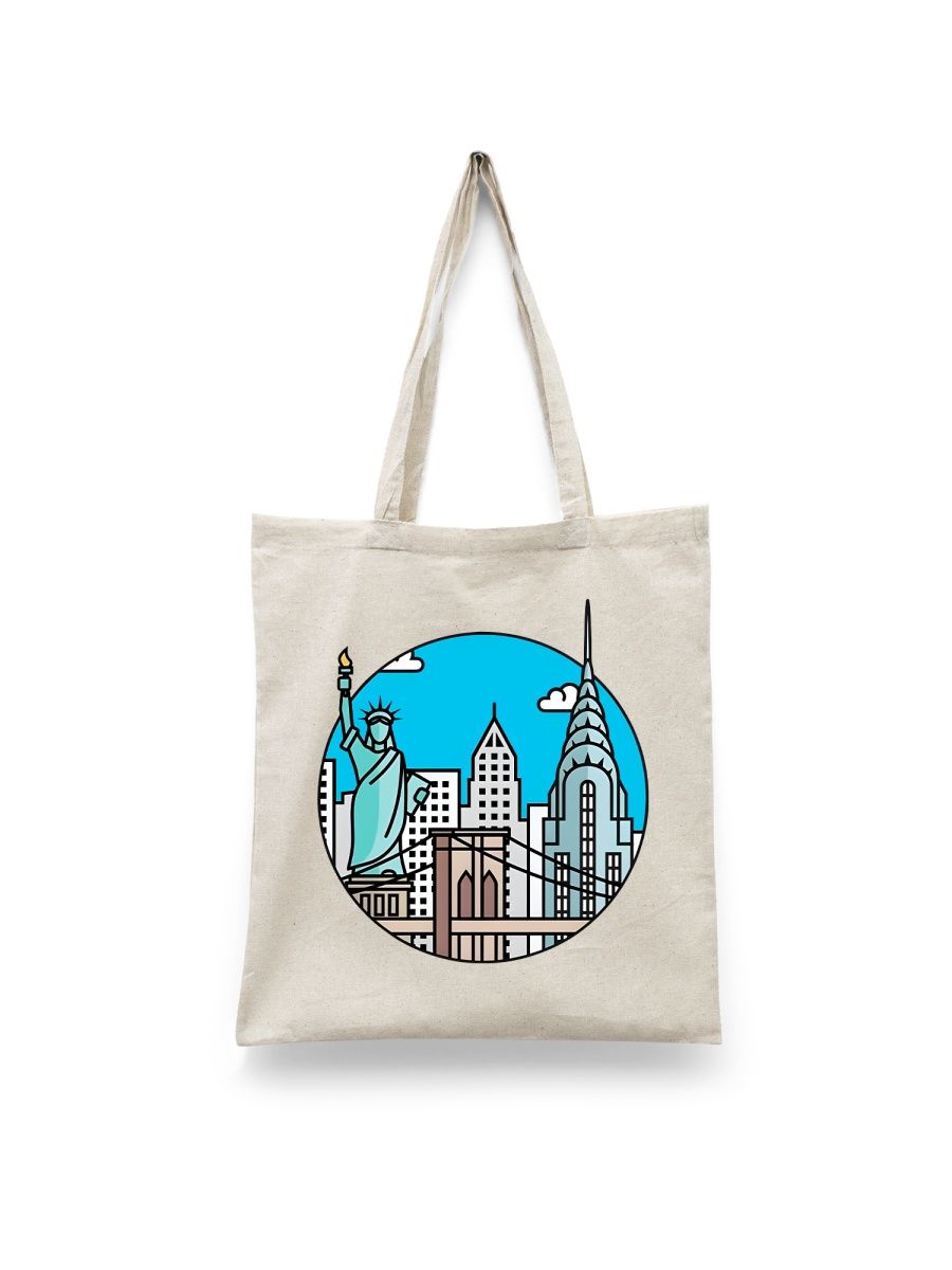 Шоппер унисекс Каждому Своё Нью-Йорк/New York/USA/США MRNY8, белый, Нью-Йорк/New York/USA/США MRNY8
Шоппер унисекс Каждому Своё Нью-Йорк/New York/USA/США MRNY8, белый, Нью-Йорк/New York/USA/США MRNY8