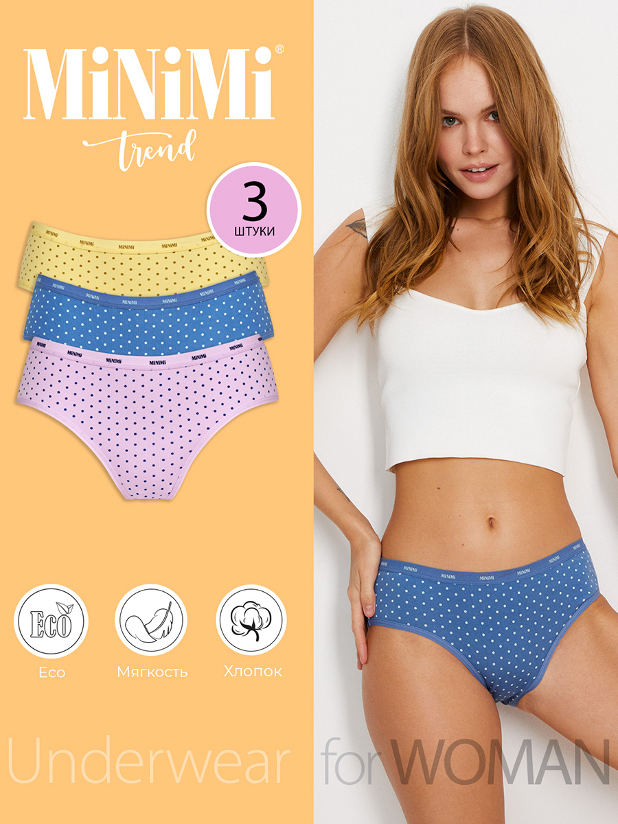 Комплект трусов женских Minimi MT_Pois_221 Slip (спайка 3 шт.) разноцветных L, Разноцветный, MT_Pois_221 Slip (спайка 3 шт.)
Комплект трусов женских Minimi MT_Pois_221 Slip (спайка 3 шт.) разноцветных L, Разноцветный, MT_Pois_221 Slip (спайка 3 шт.)