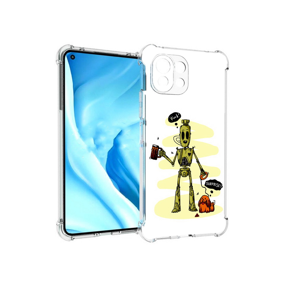 Чехол MyPads Tocco для Xiaomi Mi 11 Lite прикольный робот (PT159462.256.557), Прозрачный, Tocco
Чехол MyPads Tocco для Xiaomi Mi 11 Lite прикольный робот (PT159462.256.557), Прозрачный, Tocco