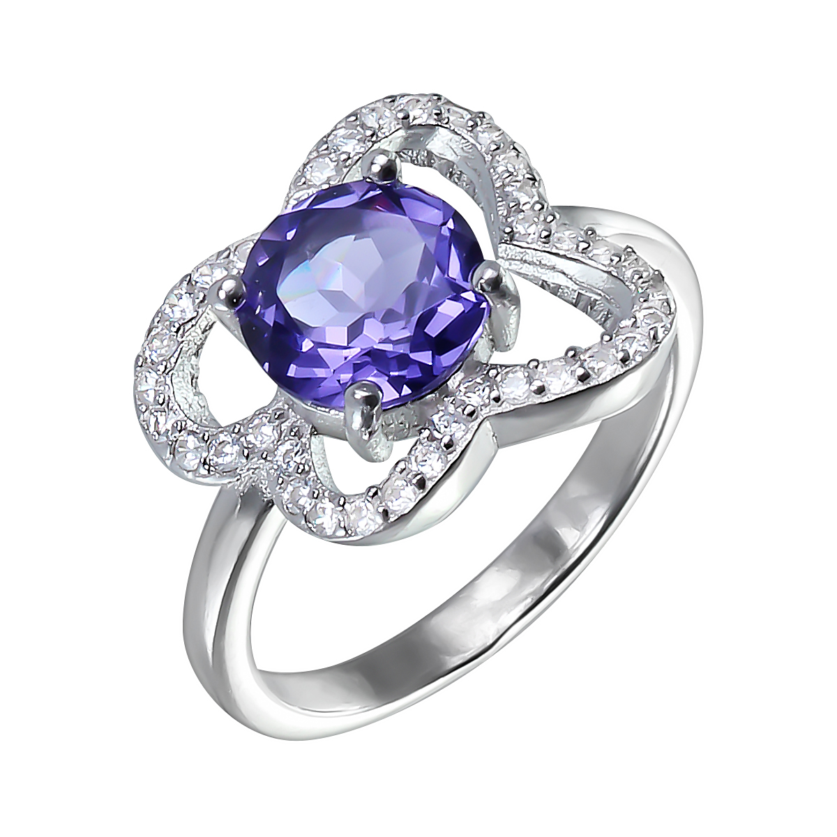 фото Кольцо из серебра с танзанитом р. 17.5 balex jewellery 1405837412