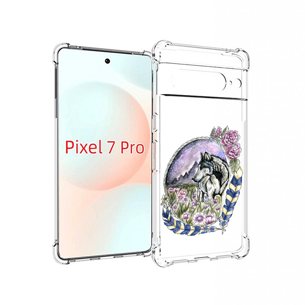 Чехол Mypads Нарисованный Волк В Цветах С Перьями Для Google Pixel 7 Pro, Прозрачный, Tocco
Чехол Mypads Нарисованный Волк В Цветах С Перьями Для Google Pixel 7 Pro, Прозрачный, Tocco