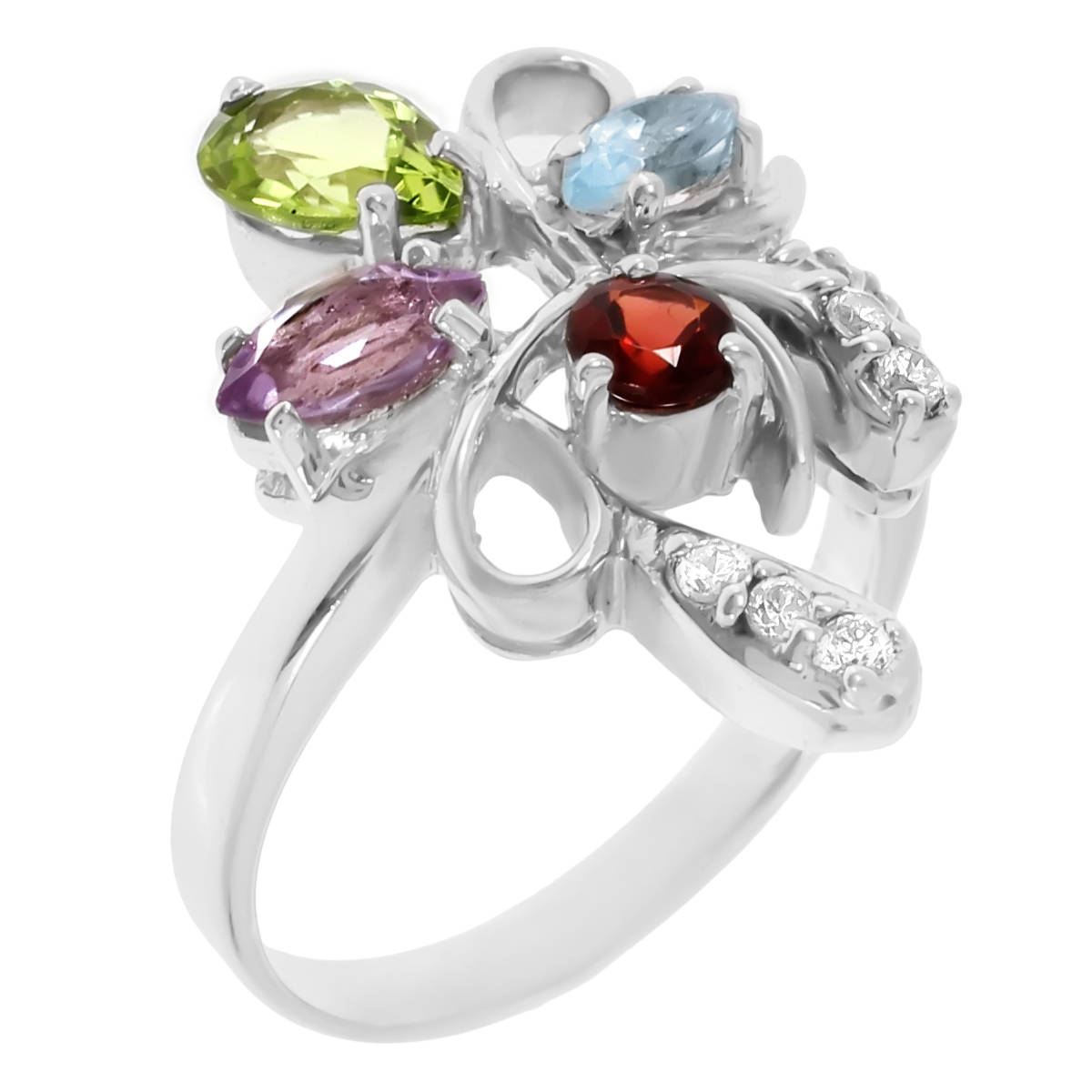 фото Кольцо из серебра с топазом р. 19 balex jewellery 1405932154