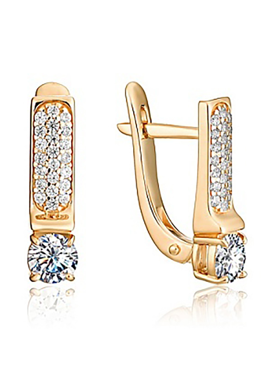 Серьги из желтого золота со Swarovski, фианитом ЯХОНТ Ювелирный 211804, 211804
Серьги из желтого золота со Swarovski, фианитом ЯХОНТ Ювелирный 211804, 211804