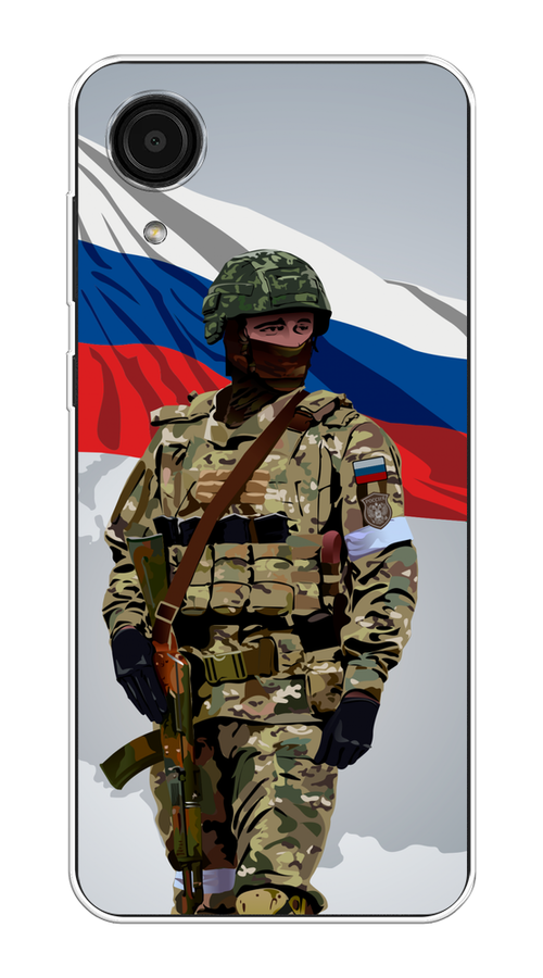 Чехол Awog на Samsung Galaxy A03 Core "Солдат с флагом", Белый;синий;красный;зеленый, 2104750-1
Чехол Awog на Samsung Galaxy A03 Core "Солдат с флагом", Белый;синий;красный;зеленый, 2104750-1