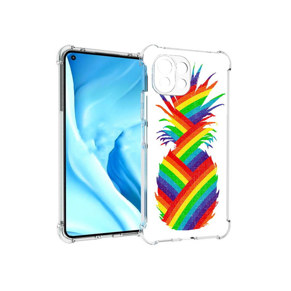 Чехол MyPads Tocco для Xiaomi Mi 11 Lite радужный ананас (PT159462.256.566), Прозрачный, Tocco
Чехол MyPads Tocco для Xiaomi Mi 11 Lite радужный ананас (PT159462.256.566), Прозрачный, Tocco
