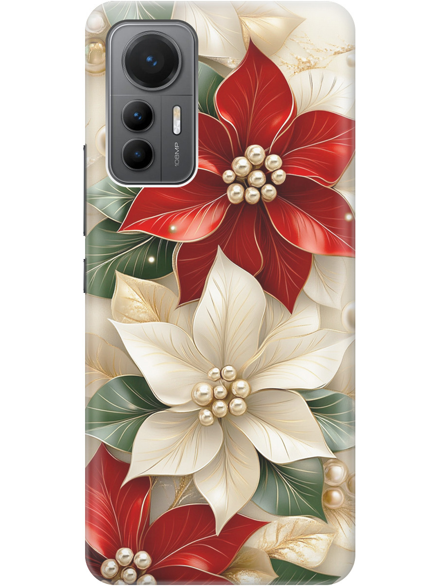 Силиконовый чехол на Xiaomi 12 Lite с принтом "Цветы и бусы", Прозрачный;бежевый;красный, 740133321
Силиконовый чехол на Xiaomi 12 Lite с принтом "Цветы и бусы", Прозрачный;бежевый;красный, 740133321