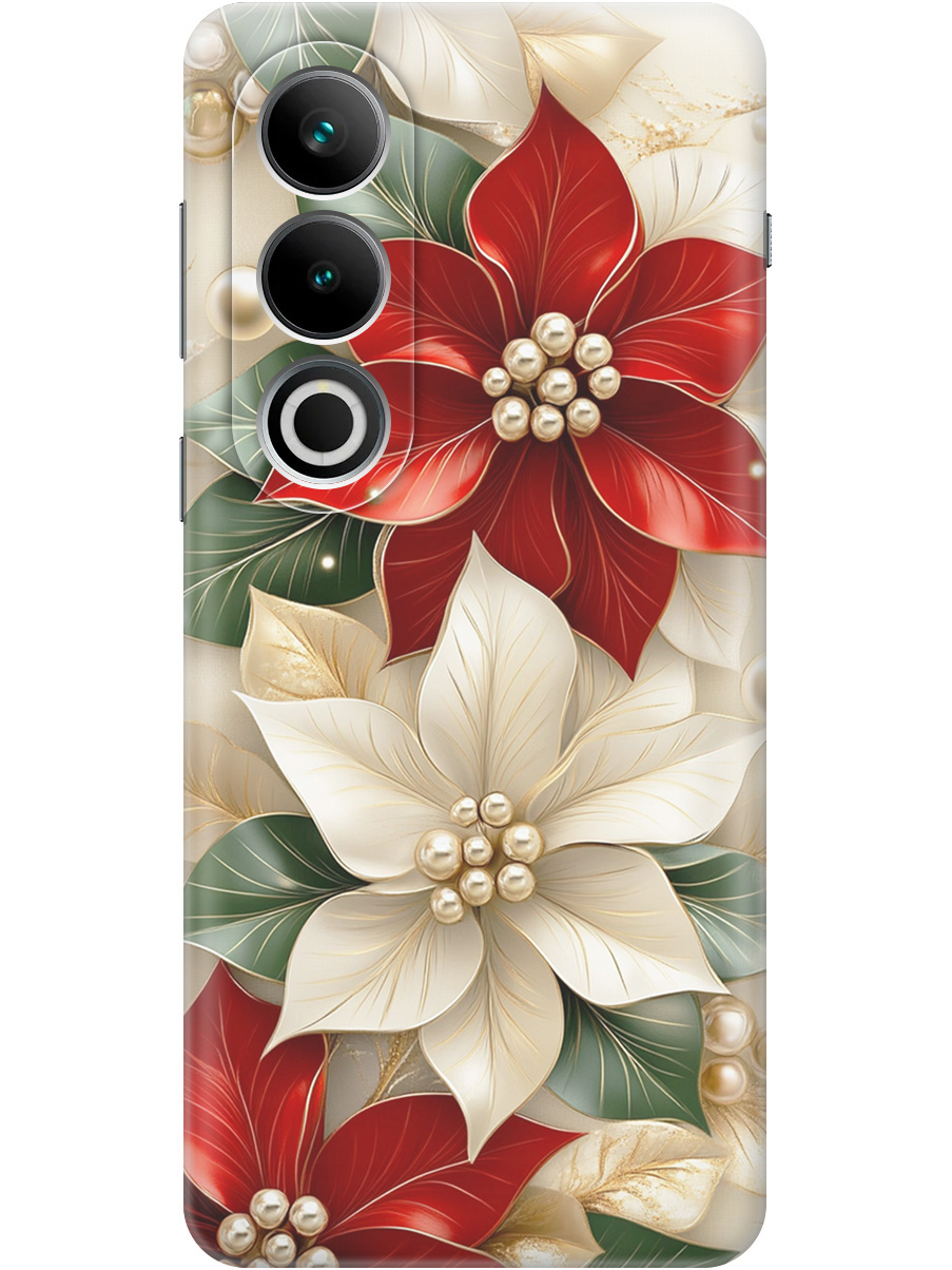 Силиконовый чехол на OnePlus Ace 3V с принтом "Цветы и бусы", Прозрачный;бежевый;красный, 782628221
Силиконовый чехол на OnePlus Ace 3V с принтом "Цветы и бусы", Прозрачный;бежевый;красный, 782628221