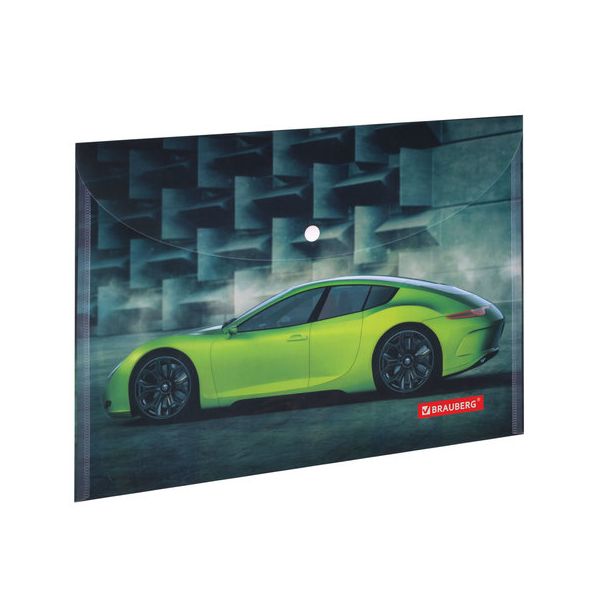 Папка-конверт с кнопкой BRAUBERG SPORT CAR, А4, 160 мкм, до 100 л цветная печать, 228043, Разноцветный
Папка-конверт с кнопкой BRAUBERG SPORT CAR, А4, 160 мкм, до 100 л цветная печать, 228043, Разноцветный