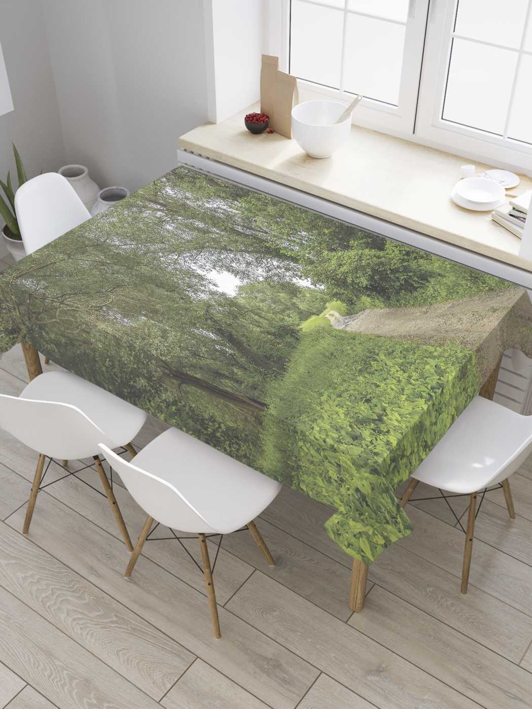 Скатерть прямоугольная JoyArty "Грунтовая дорога в лесу" из оксфорда, 180x145 см, Зеленый, Грунтовая дорога в лесу
Скатерть прямоугольная JoyArty "Грунтовая дорога в лесу" из оксфорда, 180x145 см, Зеленый, Грунтовая дорога в лесу
