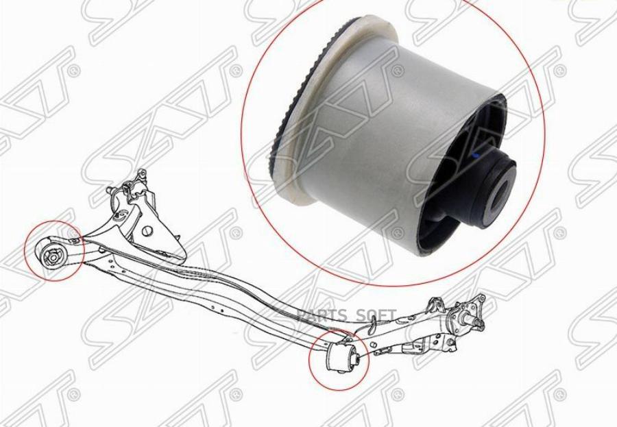 SAT Сайлентблок задней балкиHONDA CIVIC FK/FN 06-12/FIT/JAZZ 09-13/INSIGHT 09-14
SAT Сайлентблок задней балкиHONDA CIVIC FK/FN 06-12/FIT/JAZZ 09-13/INSIGHT 09-14