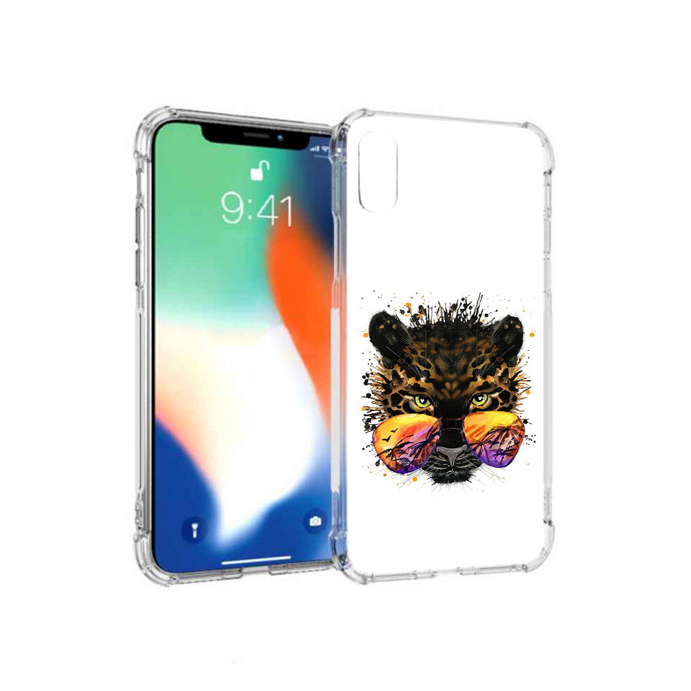 Чехол MyPads Tocco для Apple iPhone XS Max тропический леопард (PT117540.614.649), Прозрачный, Tocco 
Чехол MyPads Tocco для Apple iPhone XS Max тропический леопард (PT117540.614.649), Прозрачный, Tocco