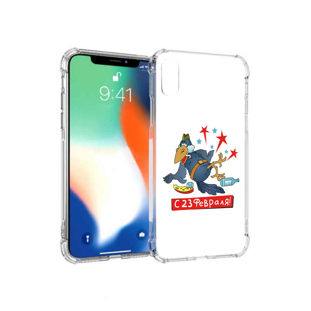 Чехол MyPads Tocco для Apple iPhone XS Max 23 февраля веселая птица (PT117540.614.9), Прозрачный, Tocco
Чехол MyPads Tocco для Apple iPhone XS Max 23 февраля веселая птица (PT117540.614.9), Прозрачный, Tocco