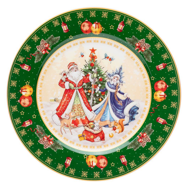 Тарелка сервировочная, Дед Мороз и Снегурочка, Lefard, 1 шт, 20,5 см, 85-1715, Зеленый;красный
Тарелка сервировочная, Дед Мороз и Снегурочка, Lefard, 1 шт, 20,5 см, 85-1715, Зеленый;красный