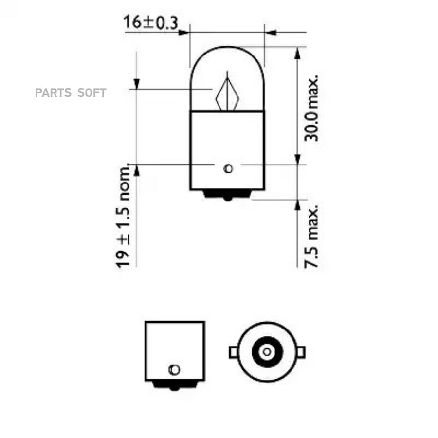 PHILIPS R5W LongLifeEcoVision 12V (5W) Лампа в блистере (к-кт 2шт) цена за к-кт BA15s BP
PHILIPS R5W LongLifeEcoVision 12V (5W) Лампа в блистере (к-кт 2шт) цена за к-кт BA15s BP