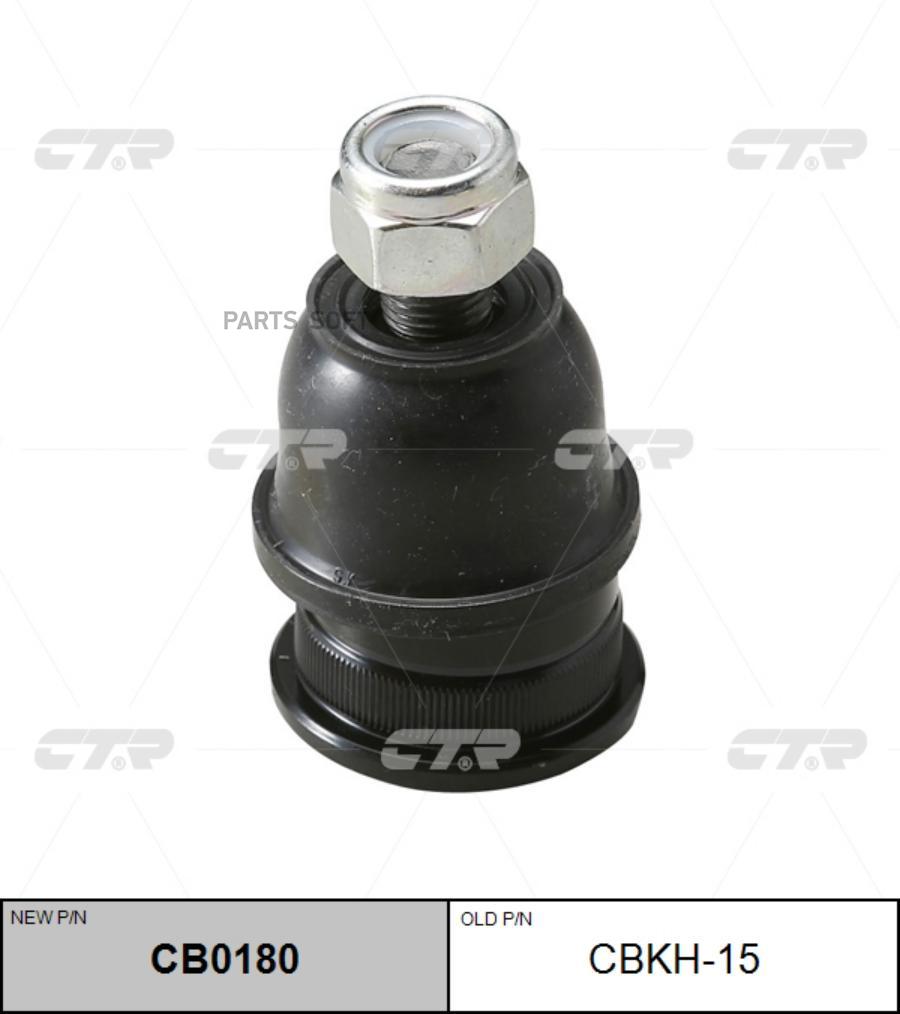 CTR Шаровая опора задн. низ L/R (старый арт. CBKH-15) HYUNDAI Sonata II 1.8/2.0/3.0 05/93-
CTR Шаровая опора задн. низ L/R (старый арт. CBKH-15) HYUNDAI Sonata II 1.8/2.0/3.0 05/93-