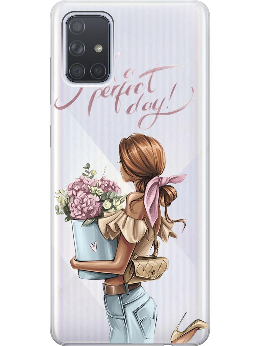 Силиконовый чехол на Samsung Galaxy A71 с принтом "Какой прекрасный день" прозрачный, Прозрачный;голубой;розовый, 722411475
Силиконовый чехол на Samsung Galaxy A71 с принтом "Какой прекрасный день" прозрачный, Прозрачный;голубой;розовый, 722411475