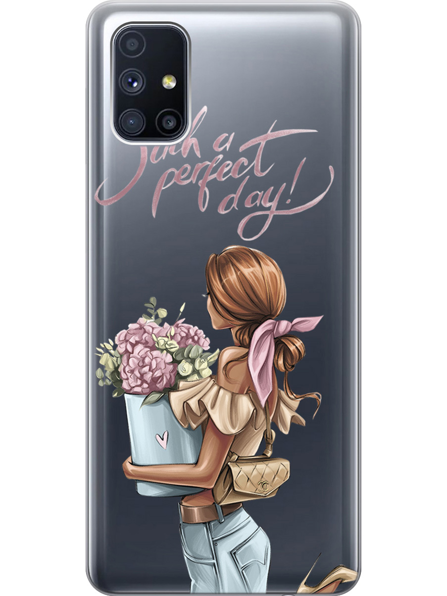 Силиконовый чехол на Samsung Galaxy M51 с принтом "Какой прекрасный день" прозрачный, Прозрачный;голубой;розовый, 723412575
Силиконовый чехол на Samsung Galaxy M51 с принтом "Какой прекрасный день" прозрачный, Прозрачный;голубой;розовый, 723412575