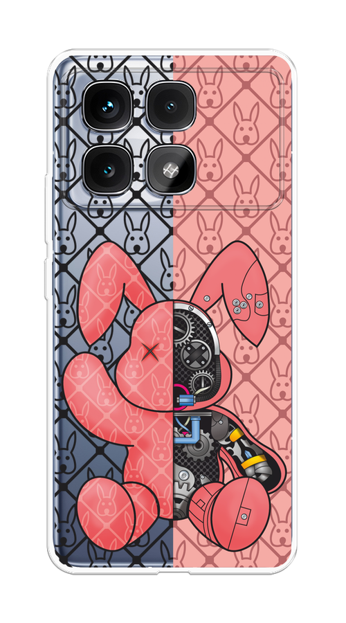 Чехол на Xiaomi Redmi K70 Ultra "Киборг-заяц розовый", Розовый;прозрачный;черный, 323050-1
Чехол на Xiaomi Redmi K70 Ultra "Киборг-заяц розовый", Розовый;прозрачный;черный, 323050-1