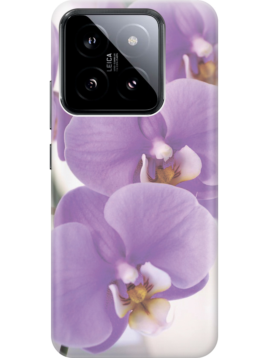 Силиконовый чехол на Xiaomi 14 с рисунком "Сиреневые орхидеи", Фиолетовый;серый, 20012082
Силиконовый чехол на Xiaomi 14 с рисунком "Сиреневые орхидеи", Фиолетовый;серый, 20012082