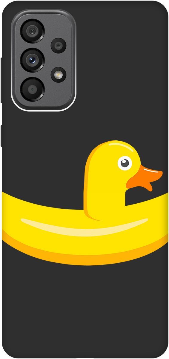 Матовый чехол на Samsung Galaxy A73 5G с принтом "Duck Swim Ring" черный, Черный;белый, 10573
Матовый чехол на Samsung Galaxy A73 5G с принтом "Duck Swim Ring" черный, Черный;белый, 10573